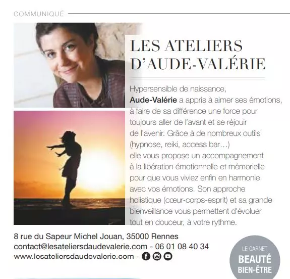 Aude-Valérie Jung. Article magazine ELLE